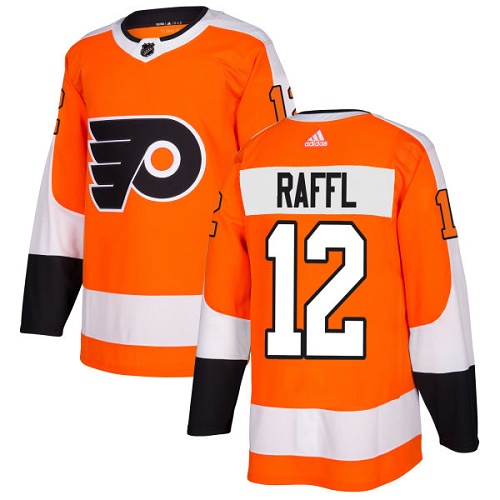 Adidas Flyers #12 Michael Raffl Orange Home Authentic Stitched NHL Jersey - Click Image to Close